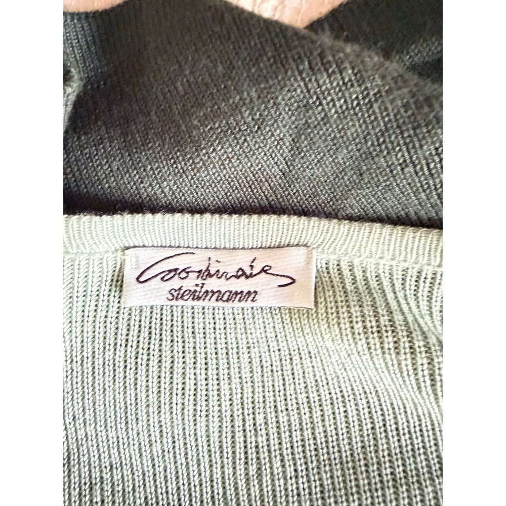 Coordinate Collection by Steilmann Women's Green Striped Knit Top Size 36‎ - Picture 3 of 7